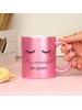 Pink Glitter Eyelash Mug